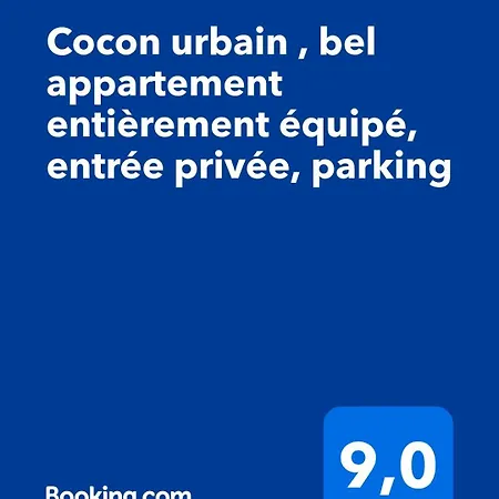 Cocon Urbain , Bel Entièrement équipé, Entrée Privée, Parking Apartamento Wittenheim